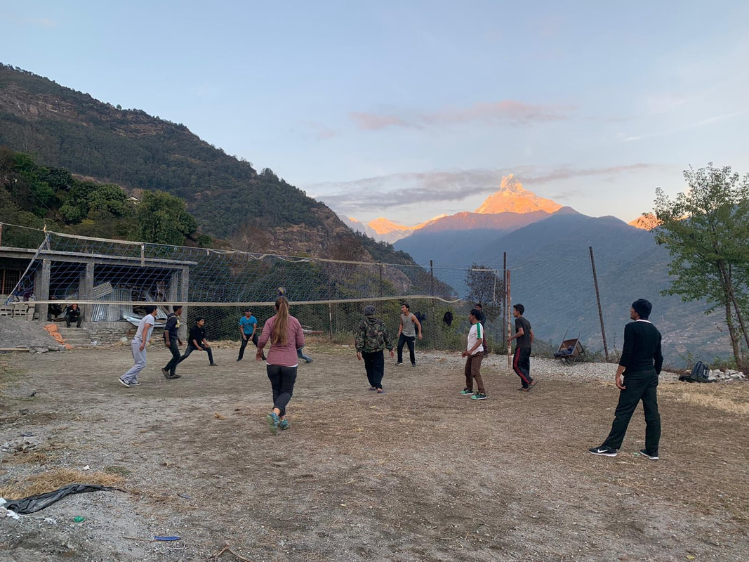 Life in Nepal - Volleyball Court